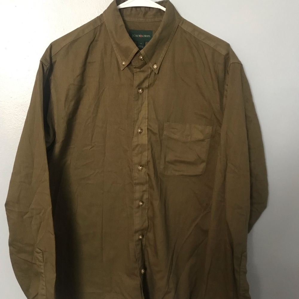 J. Crew always olive shirt size medium